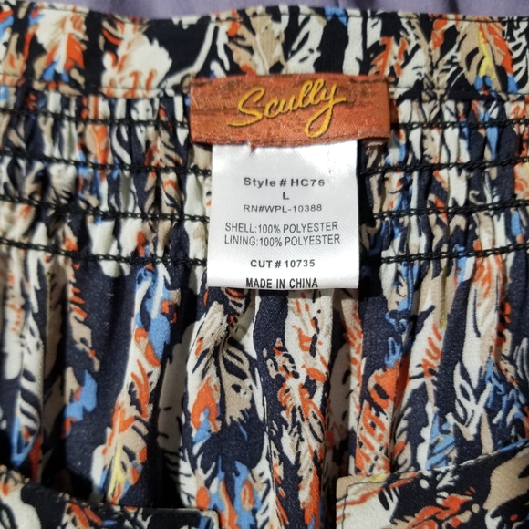 SCULLY FEATHER PRINT DRESS - Picture 2 of 4